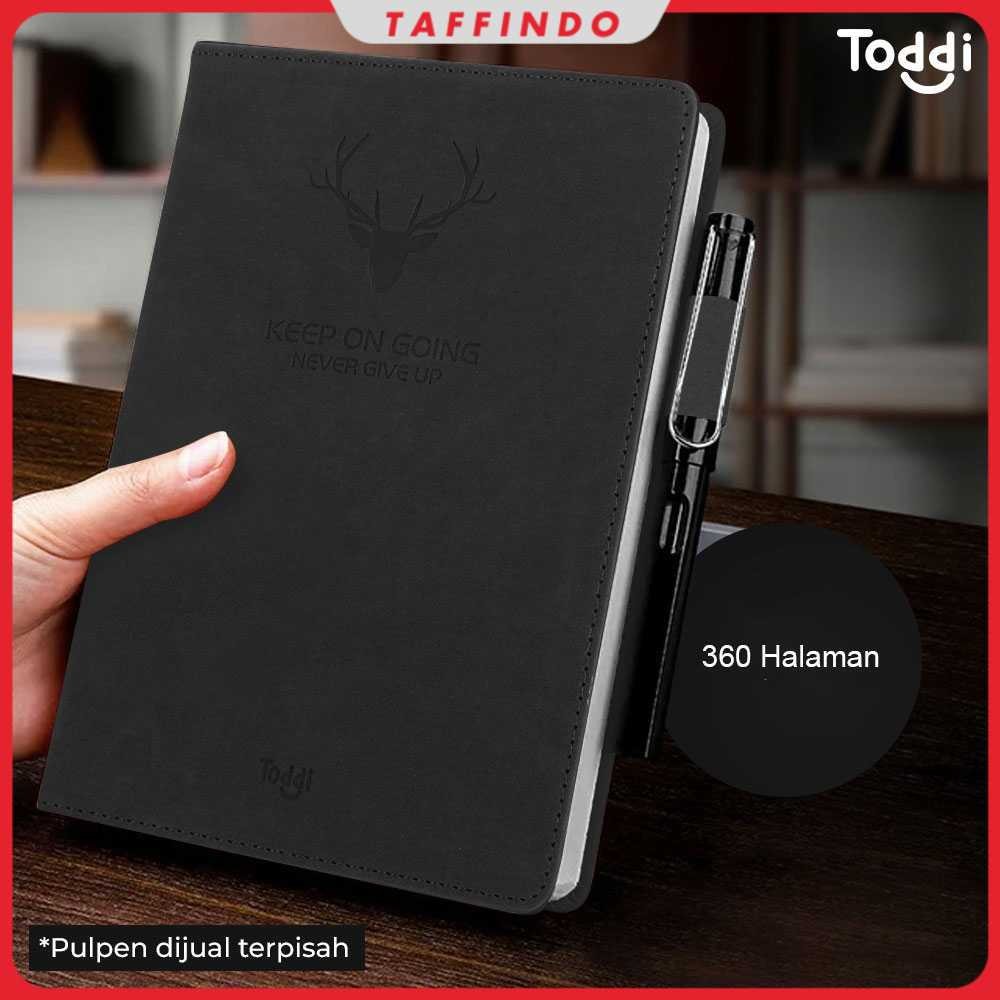 

Toddi Buku Jurnal Hardcover Notebook Diary 80 GSM 360 Halaman Grid - CW-5025