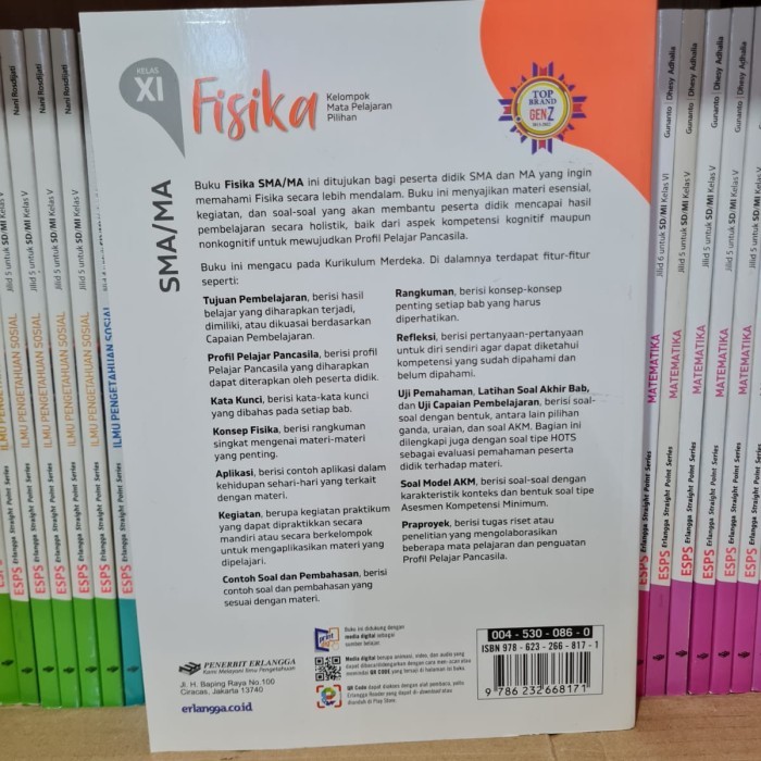 

NEW Buku Fisika Kelas XI 11 Kurikulum Merdeka Erlangga