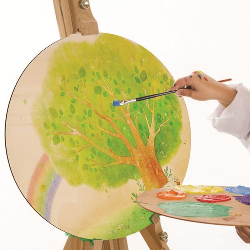 

12Pcs Unfinished Wood Circles Blank Circle Slices 12 Inch Disc Circle for DIY Crafts Painting Staining Coasters Making Home