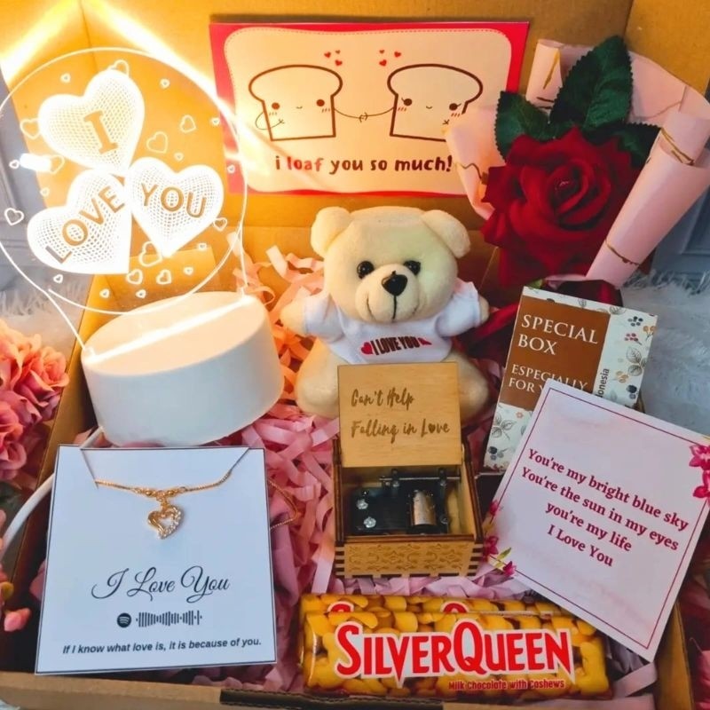 

kado valentine anniversary ulang tahun suami pacar istri pasangan murah / Kado Hadiah Cewek / Hampers Anniversary / Giftbox Pacar