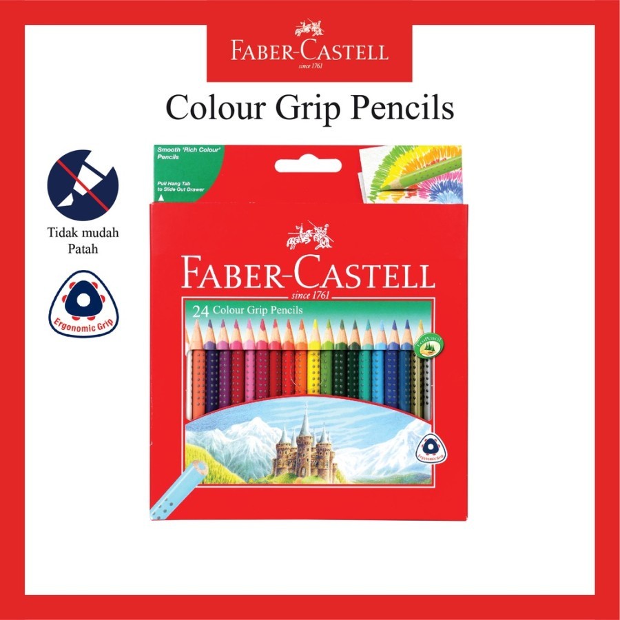 

PENSIL WARNA TRI GRIP 24L FABER-CASTEL 116253