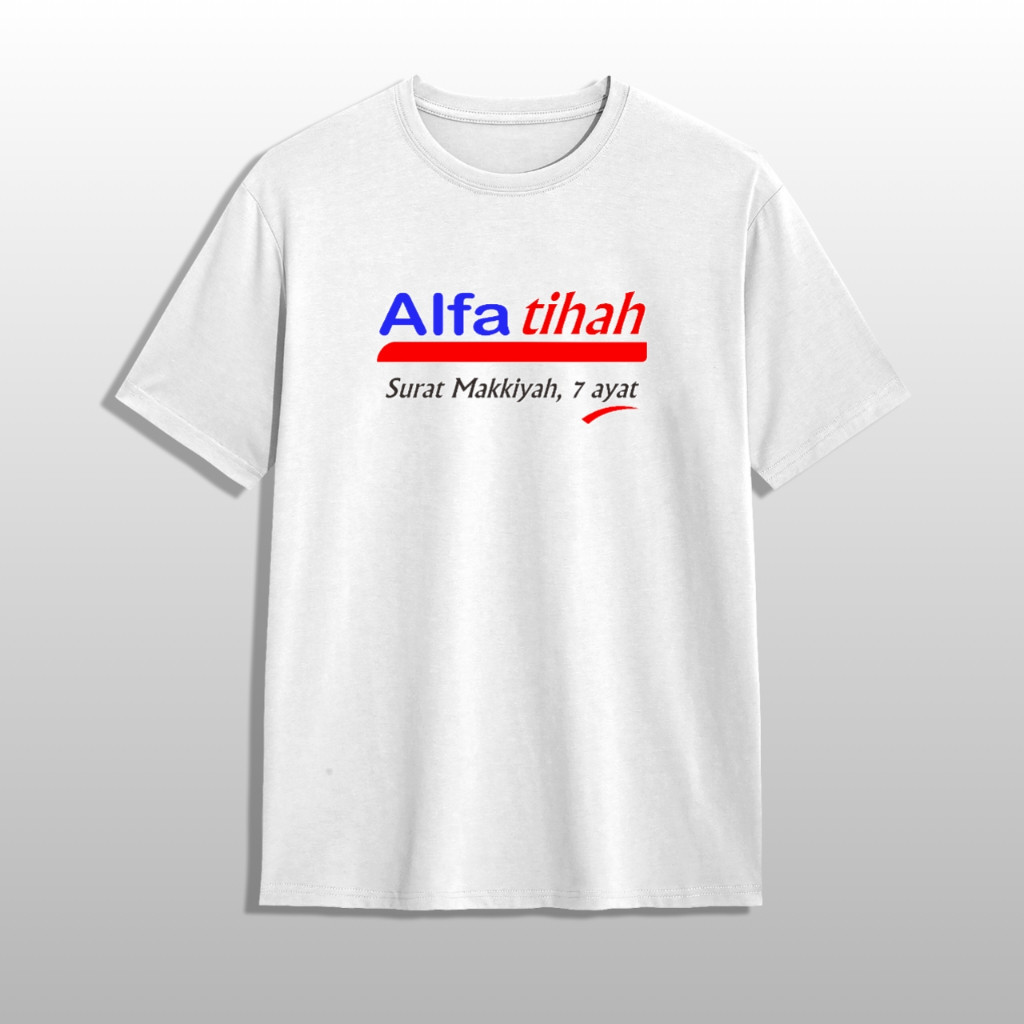 Kaos Plesetan Alfatihah Katun Combed