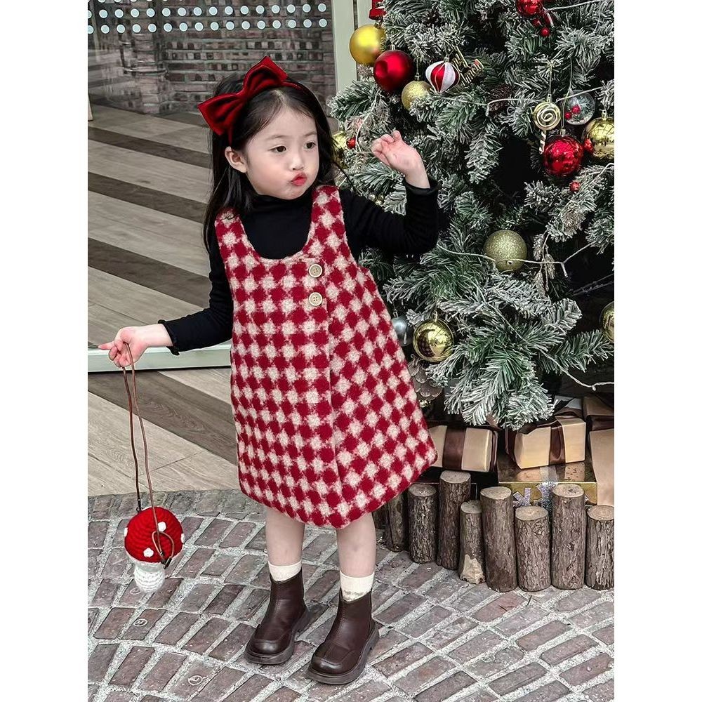 Gaun Anak Perempuan Import 1-6THN/ Snow Lily Dress Anak 2 Tahun / Gaun Pesta Bayi