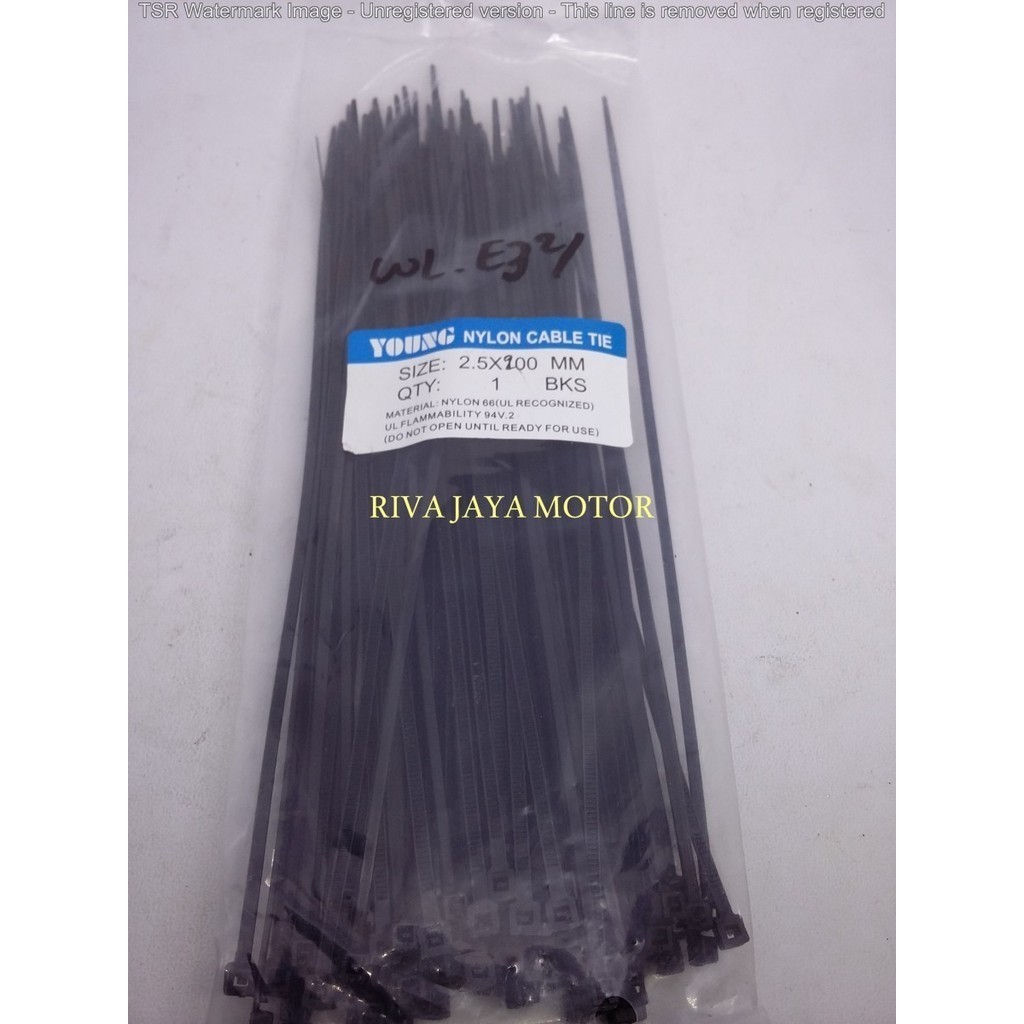 Tali Ripet Kabel Ties Cable Rifet Pengikat 20cm 200 Mm