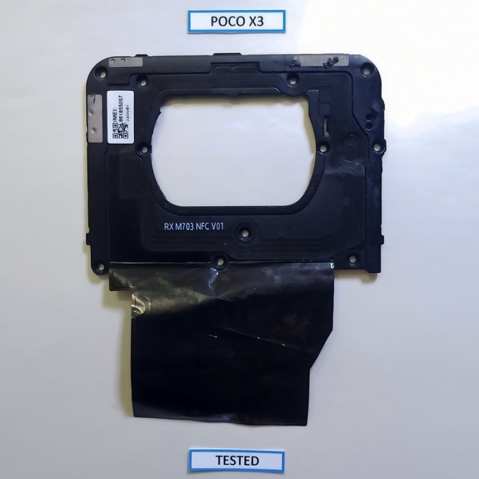Tutup Mesin Antena NFC Pocophone X3 NFC Poco X3 NFC Original Copotan