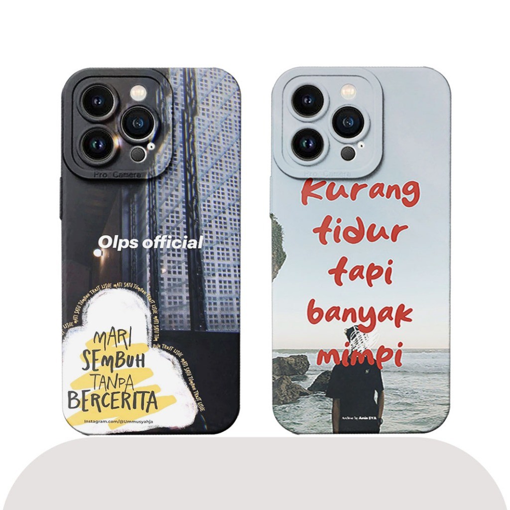 Softcase OPPO A31 A8 A15 A15S A17 A17K A18 A38 A76 A96 A36 A52 A72 A92 A5 2020 A9 2020 Motif Quotes 