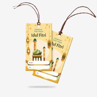 

Hangtag Kotak Edisi Lebaran - Ukuran 5x9 cm