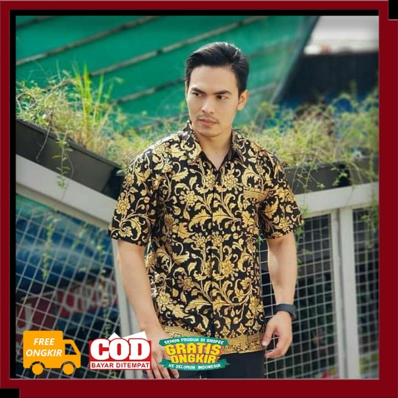 BATIK KELUARGA  KATUN PRIA DAN WANITA AYAH IBU ANAK CEWEK ANAK COWOK KATUN BATIK COPLE FAMILY SARIMB