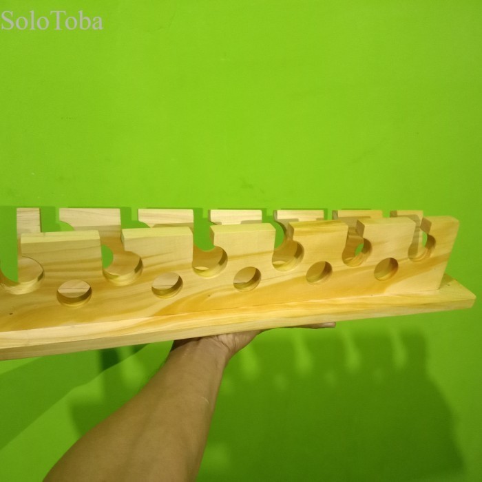 

Rak joran pancing kayu isi 5 murah
