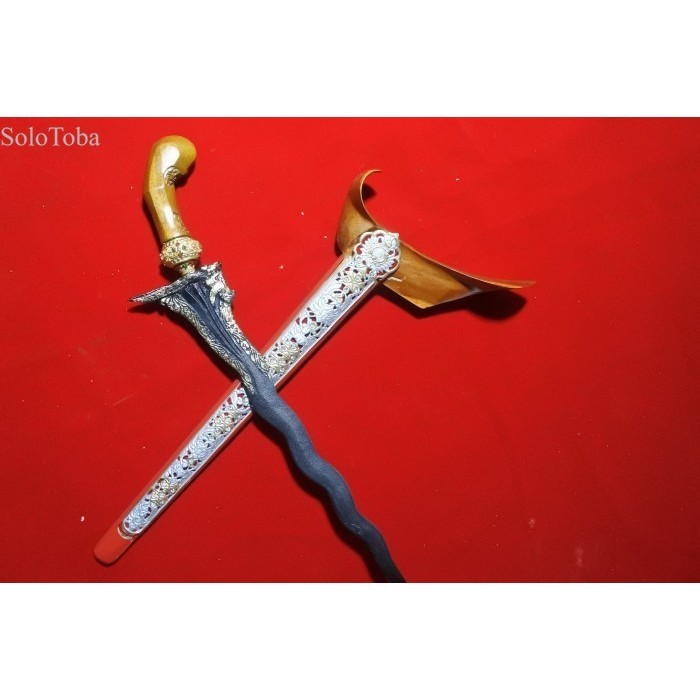 

keris sg barong istimewa warangka ladrang kerawang WKP murah