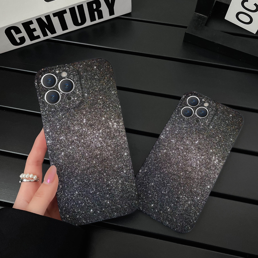 Full screen splicing glitter Case for Iphone 15 11 13 12 14 Pro Max X Xr Xs Max 6 6s 7 8 Plus Camera
