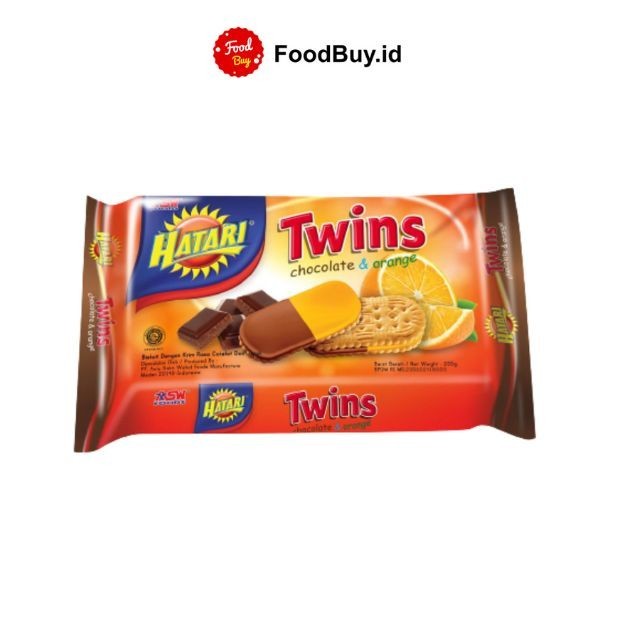 

Wafer Hatari Twins Coklat Orange 200 gr