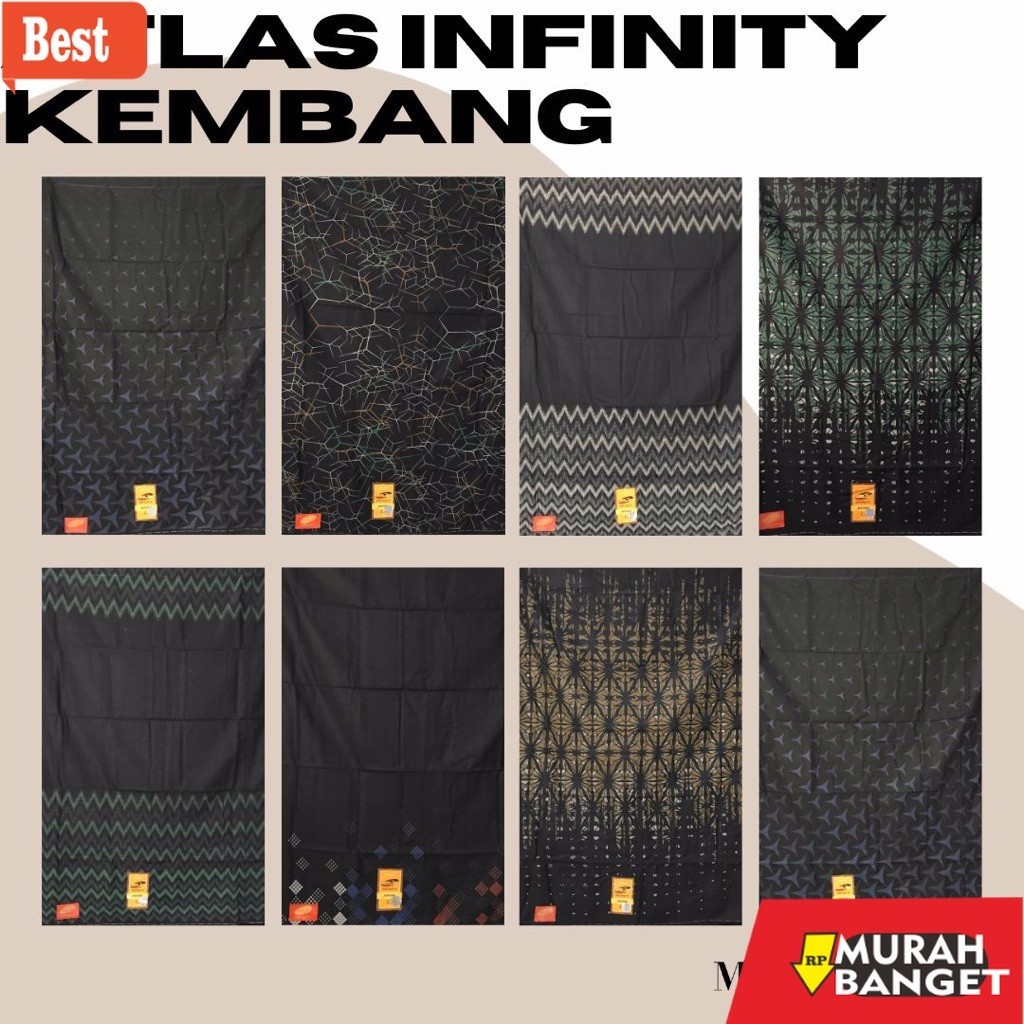 Sarung idaman- SARUNG ATLAS INFINITY KEMBANG BARU NEW