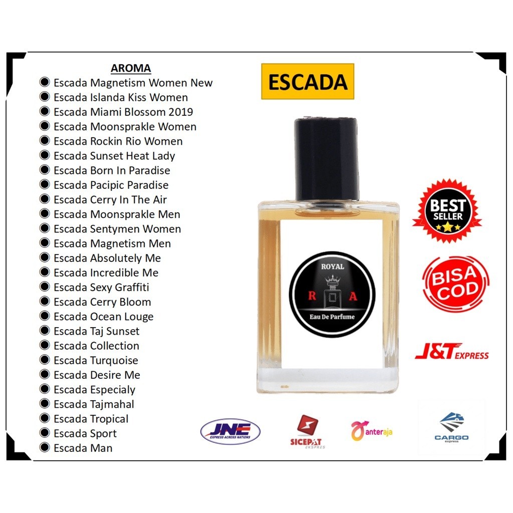 [Royal Platinum] Parfum Pria Escada Magnetism Men  - Eau de Parfume 35ml 50ml 100ml