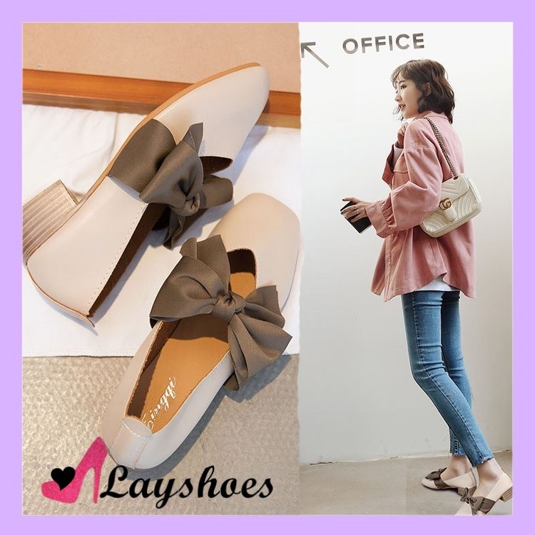 LAYSHOES SEPATU WANITA IMPORT Sandal Formal Wanita Kekinian Sepatu Hak Tinggi Cewek Korea Sendal Pan