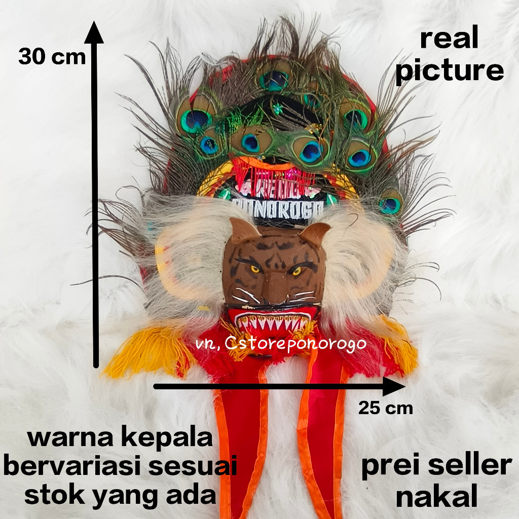 isabelyese REOG ASLI 30 CM / reog anak / reog asli / reog ponorogo / reog / ponorogo / barongan / de