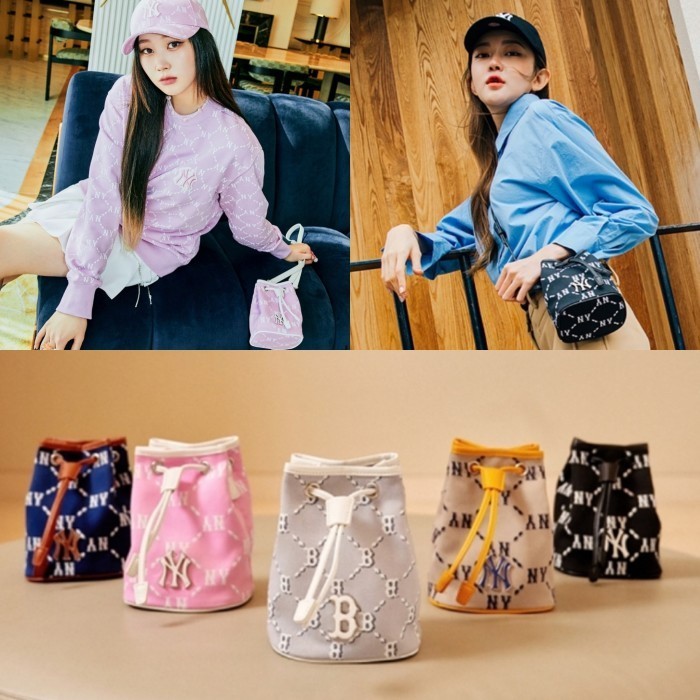 MLB monogram dia mini bucket bag