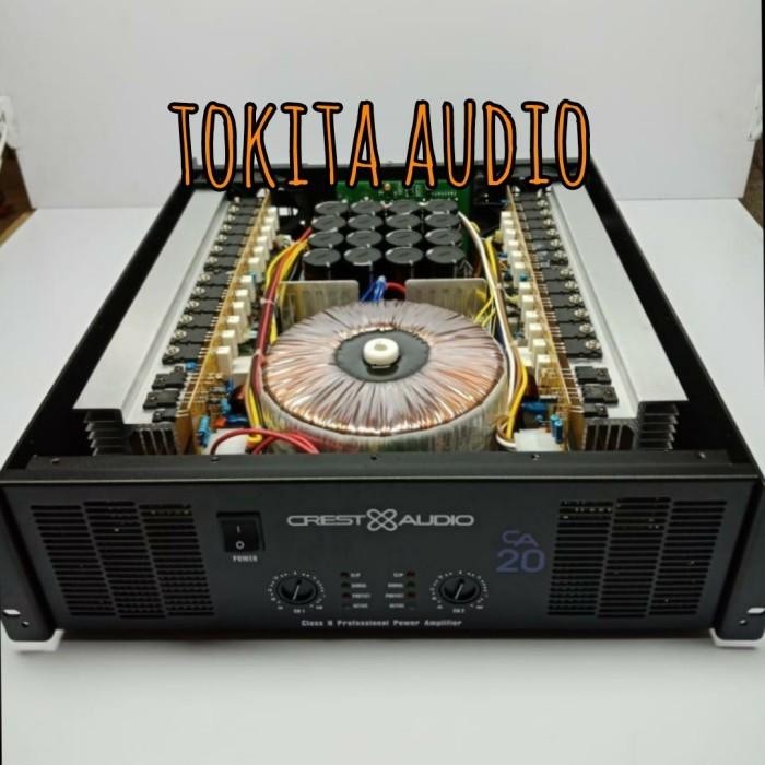 POWER AMPLIFIER CREST AUDIO CA20 POWER AMPLI CRESTAUDIO CA 20 POWER