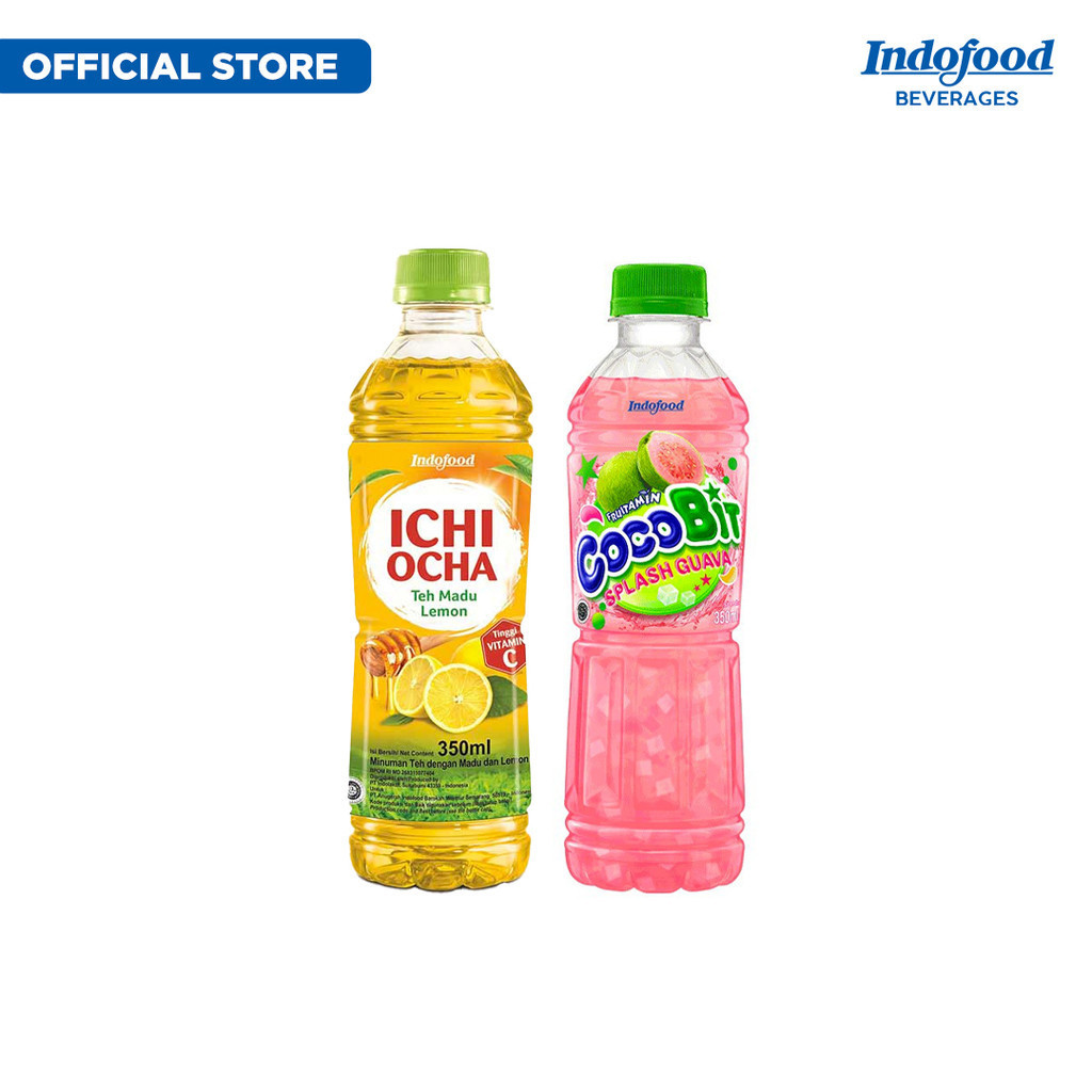 

Ichi Ocha Honey Lemon + Fruitamin Cocobit Guava