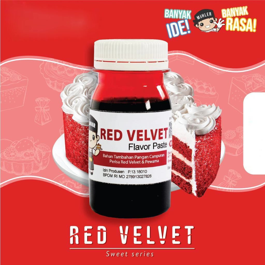 

✨ TOMOTOSTORE ✨ MOHLER Pasta Perisa Pewarna Red Velvet