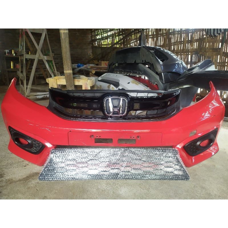 Bumper Depan Brio 2017 dan lampu brio rs old