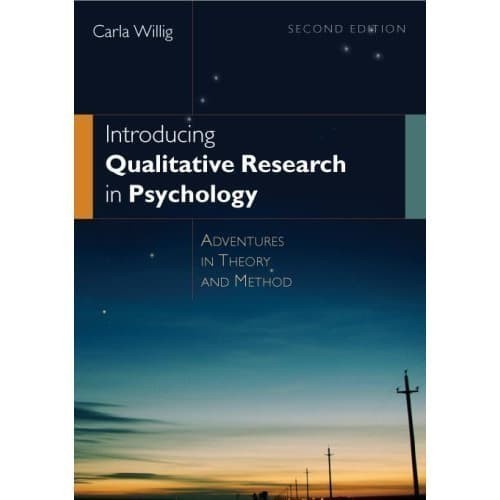 

Introducing Qualitative Research in Psychology [2nd ed.] Carla Willi