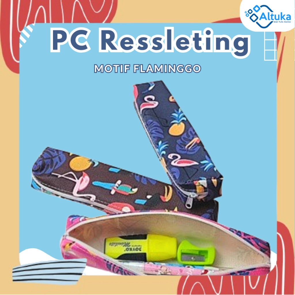 

Tempat Pensil / Tempat Pensil Flaminggo Lucu / Pencil Case Resleting Funcy