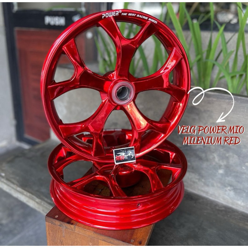Velg POWER MIO SPORTY SMILE SOUL Uk 215/250-14 Merah
