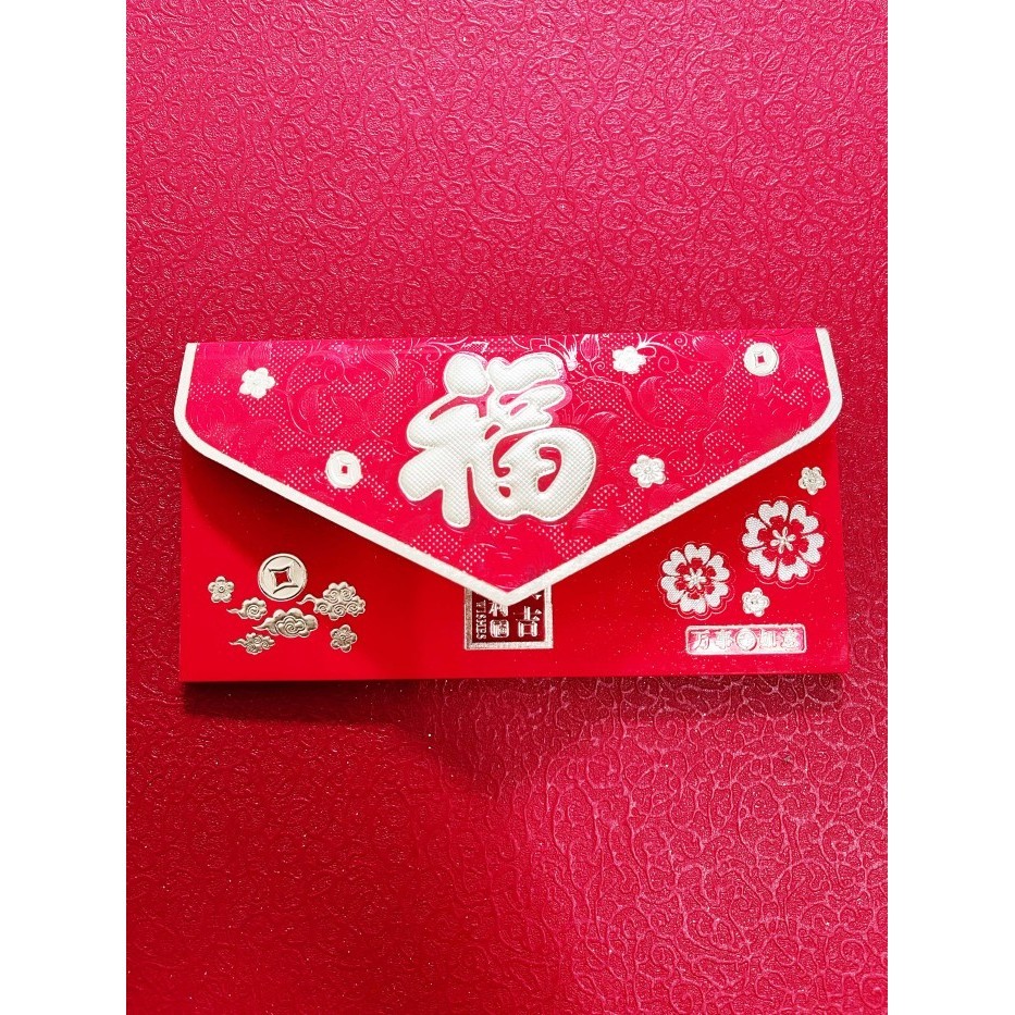 

Angpao fu Imlek Angpau full embos dan gliter Ampau 6 pcs