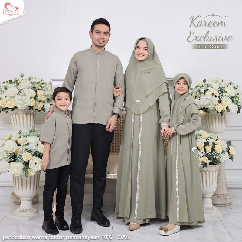 READY Sarimbit Kareem Exclusive By Salvina Hijab | Dress Mom | Gamis Dewasa