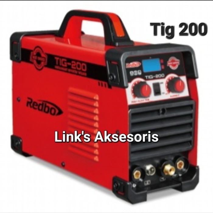 Mesin Las Argon 200A REDBO TIG S 200 A Trafo Inverter 1 Phase