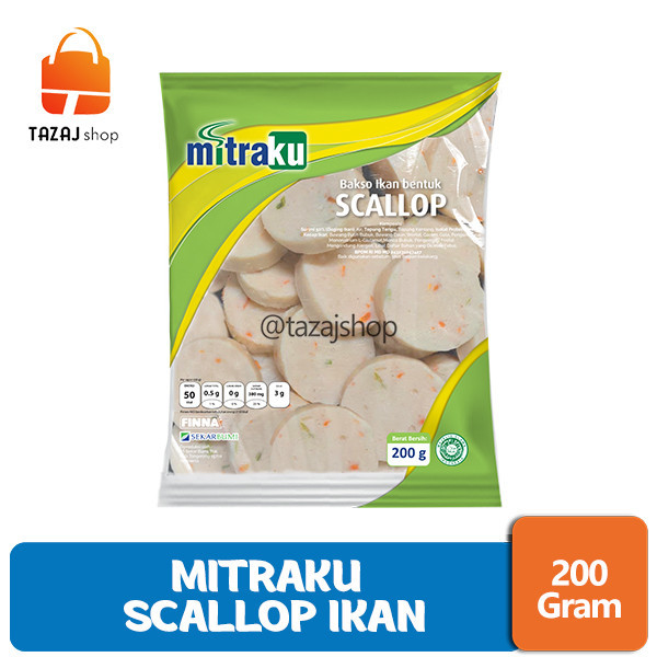 

Mitraku Scallop Ikan 200gr - Ikan Olahan Scallop