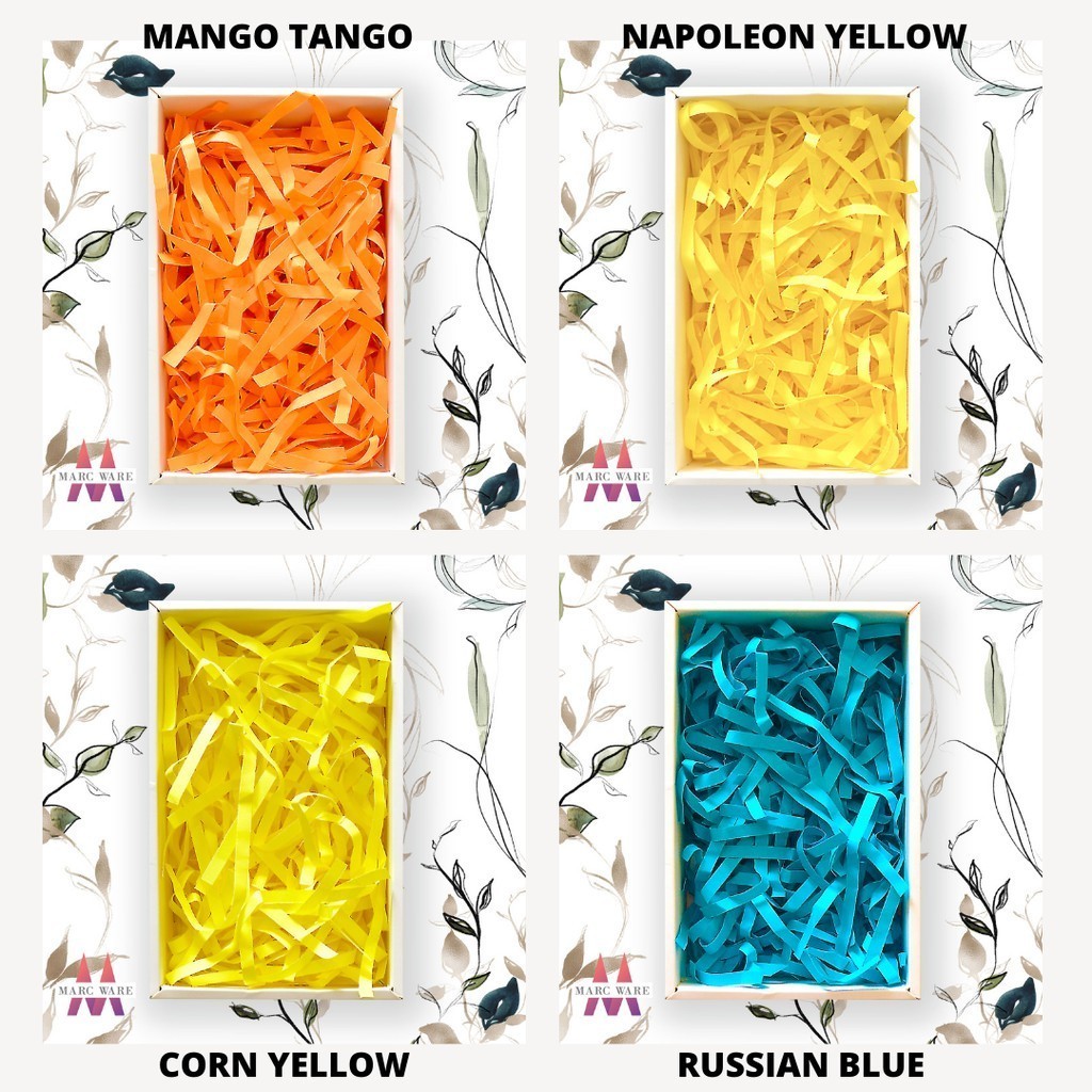 

minimal 100gr Kertas Serut Kertas Cacah Shredded Paper Hampers Kertas Sobek Packing Termurah