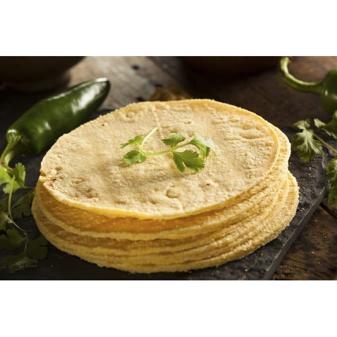 

YELLOW CORN TORTILA FROZEN - 15 CM
