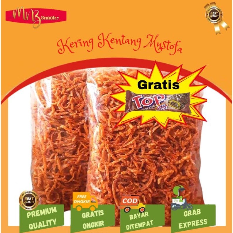 

Kentang Mustofa 1kg kering kentang kripik keripik kentang mustofa kentang Garing snack cemilan