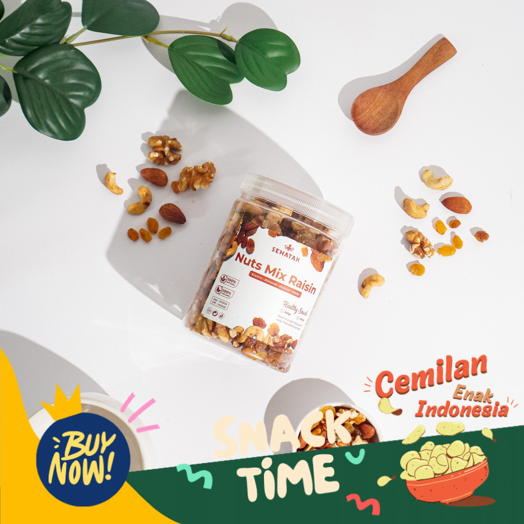 

Special Diskon Trail Mix Nut Mixed Nut with Raisins kacang dengan kismis