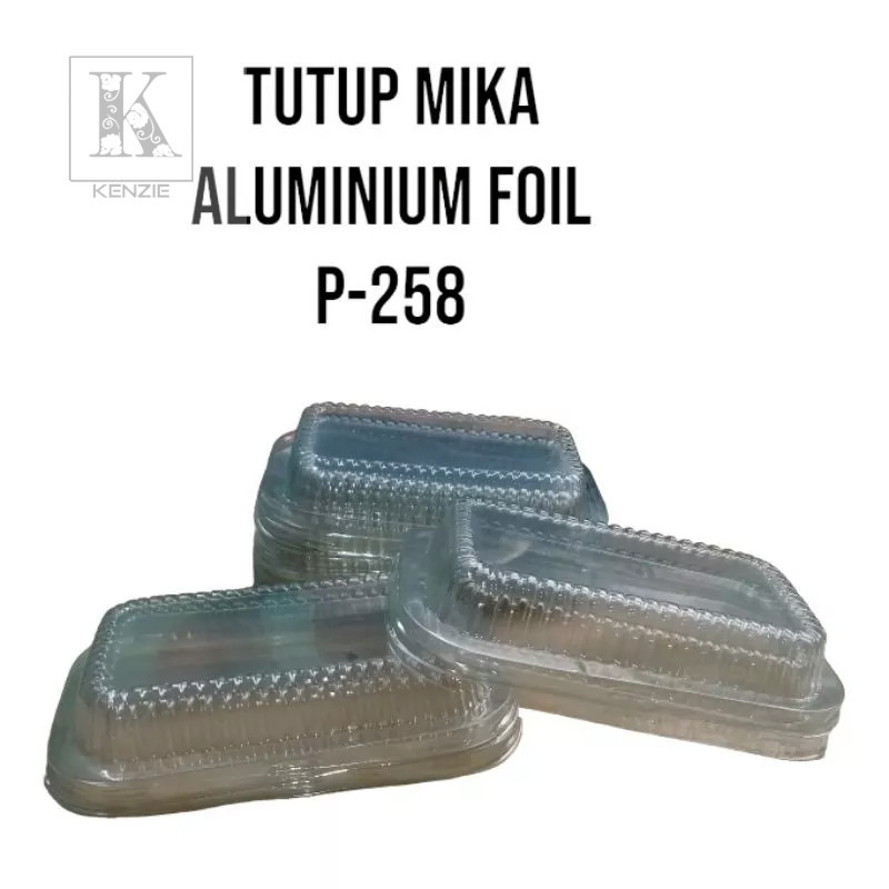( 10pcs ) Lid Mika P258 / Tutup Mika Aluminium Foil P258 ( Tutup Saja )
