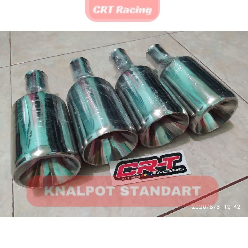 Knalpot srigala mobil bensin grandmax, luxio, apv, futura, t120ss, dan lainnya CRT ORIGINAL