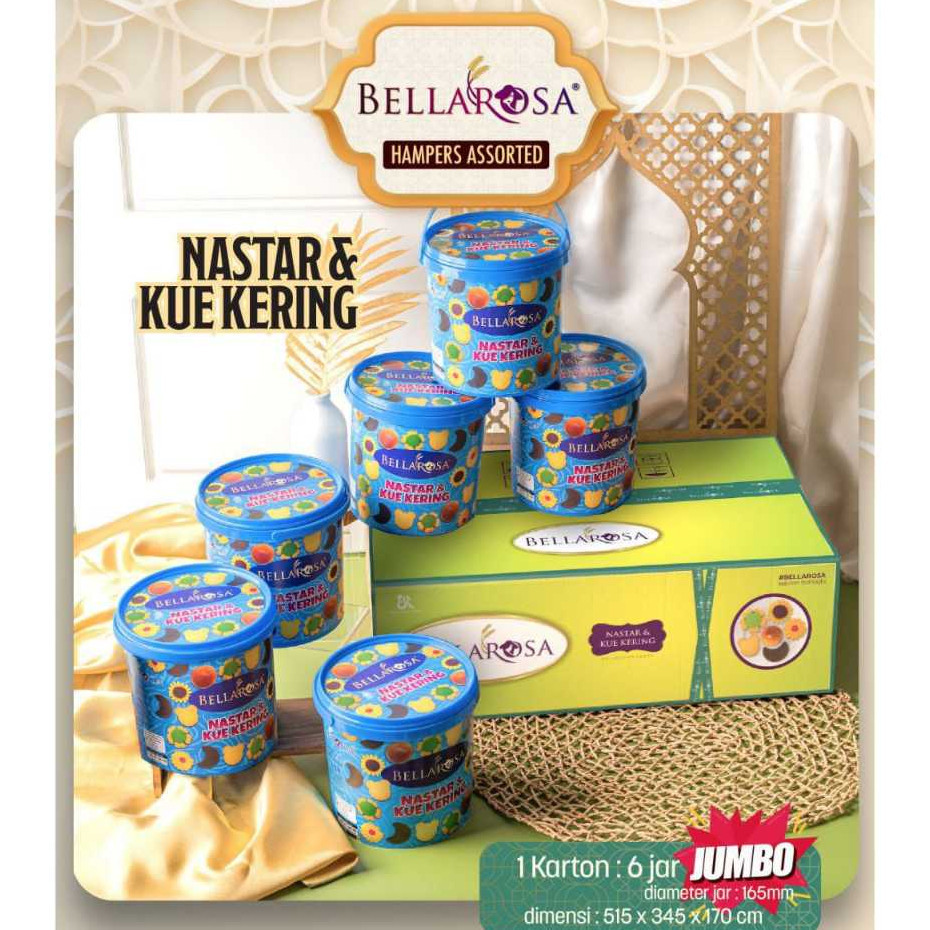 

DISKON PAKET KUE LEBARAN BELLAROSA 2024 NASTAR DAN KUE KERING 1 DUS ISI 6 EMBER