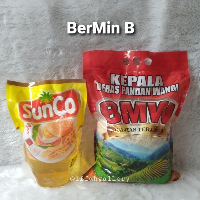 

Paket Sembako Hemat Beras Minyak (BerMin) B Merk Random