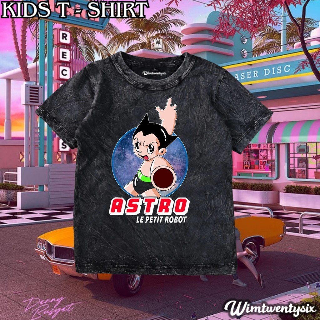 kaos astro boy le petit robot washing vintage tee | kaos anak | baju anak