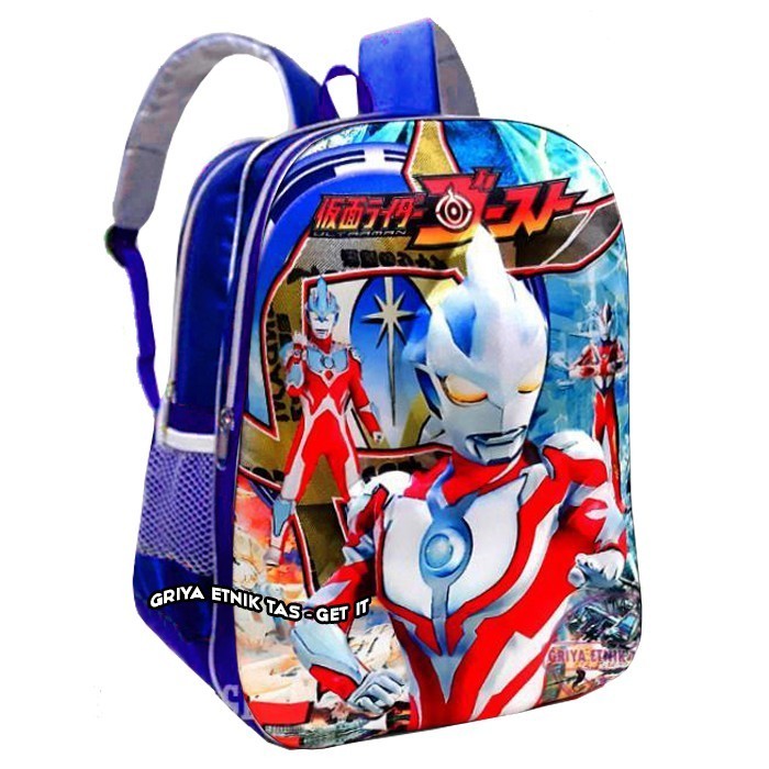 Tas Sekolah Anak Laki-laki Transformers - Tas Anak Laki - Tas Ransel Anak Cowo Tobot Ultraman