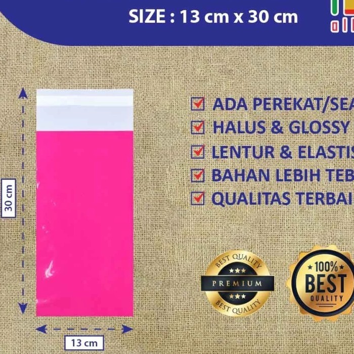 

Polymailer 13x30 WARNA PREMIUM TEBAL GLOSSY