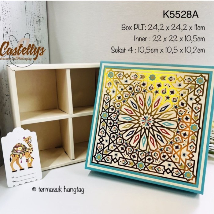 

Kotak Hampers Lebaran K5528A Kotak Kue Premium Idul Fitri