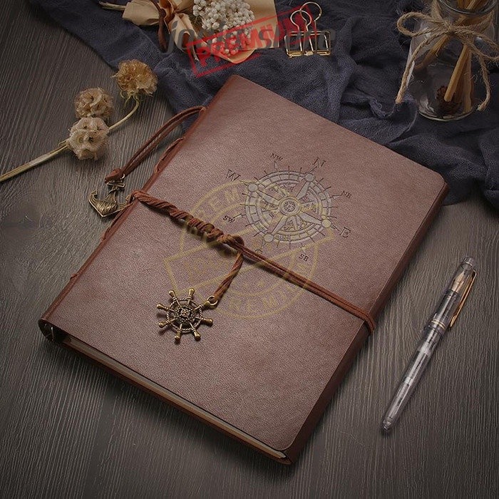 

Buku Binder Vintage Cover PU Leather Buku Catatan Jurnal Diary