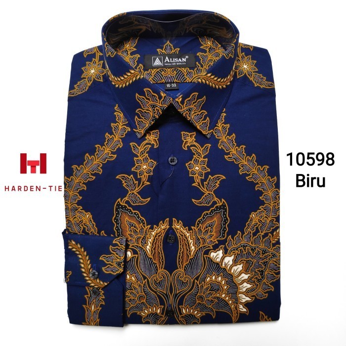 ALISAN BATIK PANJANG REGULER FIT 10598 - Hitam, S