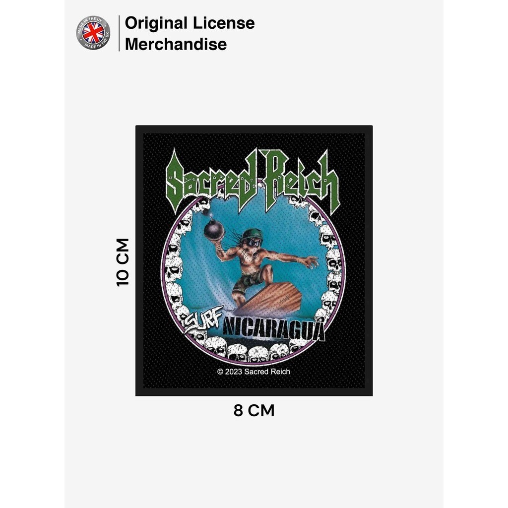 SACRED REICH - SURF NICARAGUA PATCH