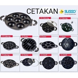 Cetakan Kue Suggo - Cetakan Takoyaki - Cetakan Pukis - Cetakan Martabak Mini - Cetakan Kue Cubit - T