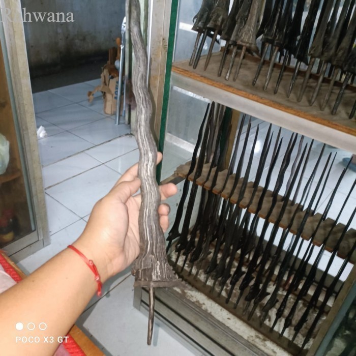 

keris meganatara sabuk inten pamor singkir Murah Meriah JD21 Antik