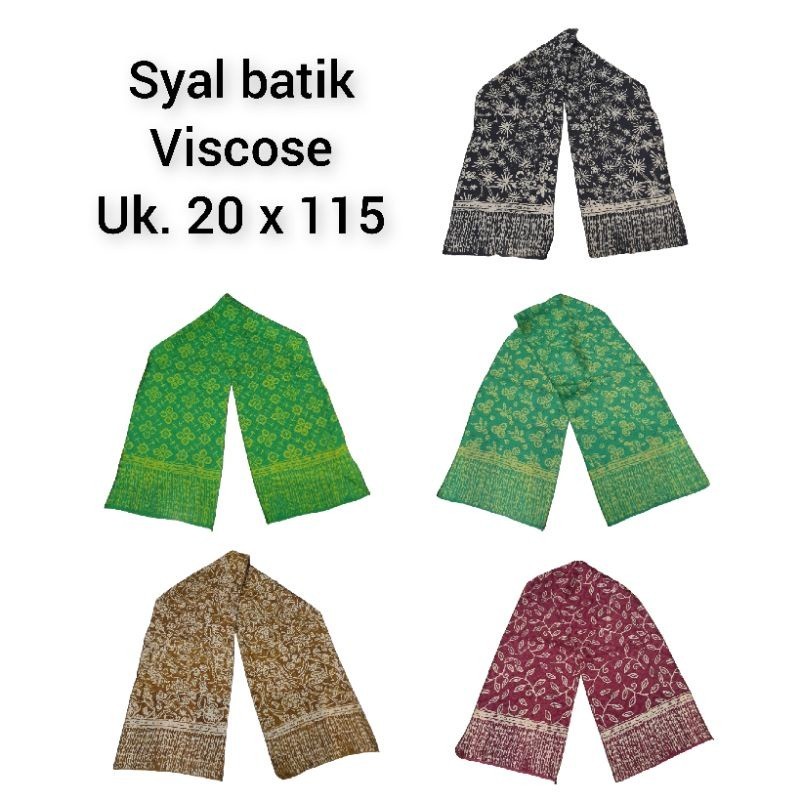 syal batik viscose / syal batik / syal / scarf batik /scarf / shawl